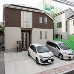 世田谷区：太陽光発電システム3.8kw搭載、2階リビング・書斎スペースのある家の間取り