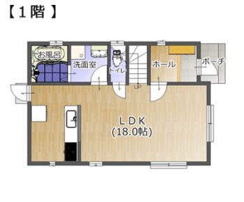 約25坪 3LDKタイプ 間取りプランと建物総額費用