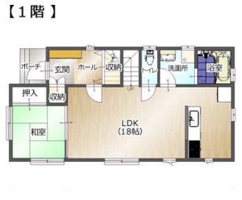 約35坪 4LDK+Sタイプ 間取りプランと建物総額費用 太陽光発電搭載可能